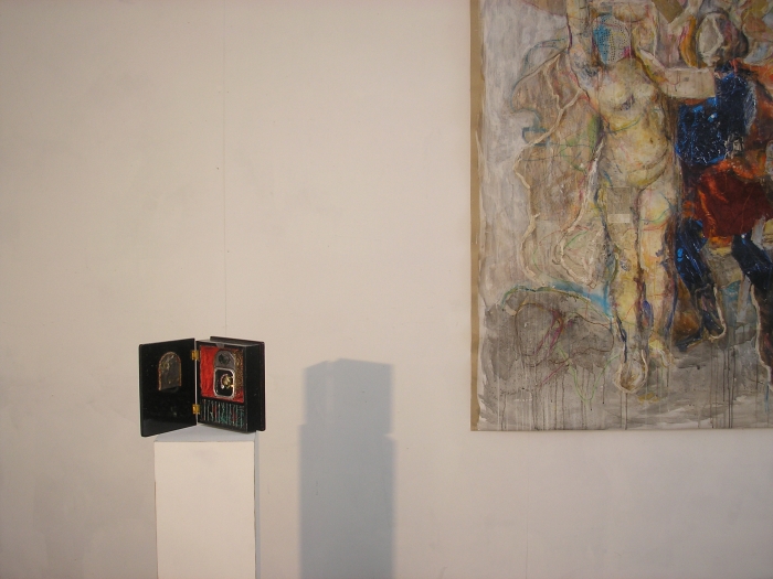Galerie Zement zeigte Arbeiten von
August Scheufler in den Räumen der
Leipziger Straße